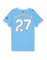 Manchester City Matheus Nunes #27 Domácí Dres pro Dámské 2025-26 Krátký Rukáv